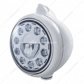 Chrome Guide 682-C Headlight 11 LED Bulb & Original Style LED Signal - Clear Lens