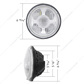 ULTRALIT - High Power LED 7" Projection Light With Dual Color LED Halo & Classic Style Lens