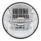 ULTRALIT - 3 High Power LED 7" Headlight With 10 LED Position Light Bar