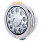 Stainless Classic Headlight 11 LED Bulb & LED Signal - Clear Lens
