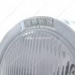 Stainless Steel Bullet Half Moon Headlight H4 Bulb & LED Turn Signal - Clear Lens