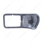 Gray Plastic Headlight Bezel With Parking Light For 2000-2015 Ford F-650/F-750 - Passenger