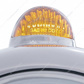 Chrome Guide 682-C Headlight H4 With 10 Amber LED & Dual Mode LED Signal - Amber Lens