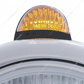 Black Guide 682-C Headlight H4 With 10 Amber LED & Dual Mode LED Signal
