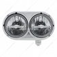 Headlight Assembly With 304 SS Housing & LED Headlights W/LED Position Light For Peterbilt 359