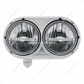 Headlight Assembly With 304 SS Housing & LED Headlights W/White LED Position Light For Peterbilt 359 - Driver