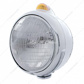 Chrome Guide 682-C Headlight 6014 & Dual Mode LED Signal