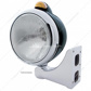 Black Guide 682-C Headlight H4 & Dual Mode LED Signal - Amber Lens