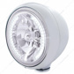 Stainless Steel Guide 682-C Style Headlight H4 Bulb With 34 White LED