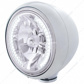 Chrome Guide 682-C Style Headlight H4 Bulb With 34 White LED