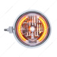 SS Guide 682-C tyle Headlight Assembly W/Crystal Lens & 34 LEDs Position Light -Horizontal Mount