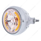 SS Guide 682-C Style Headlight Assembly W/Crystal Lens & 34 LEDs Position Light - R/H (Horizontal Mount)