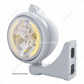 Stainless Steel Guide 682-C Headlight H4 With Amber LED & Original Style LED Signal - Clear Lens