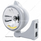 Stainless Steel Guide 682-C Headlight H4 With 10 Amber LED & Original Style LED Signal - Clear Lens