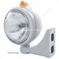 Chrome Guide 682-C Headlight H6024 & Original Style LED Signal - Amber Lens