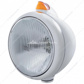 Chrome Guide 682-C Headlight H4 & Original Style LED Signal