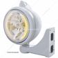Chrome Guide 682-C Headlight H4 With Amber LED & Original Style LED Signal - Clear Lens