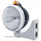Black Guide 682-C Headlight 6014 & Original Style LED Signal - Amber Lens