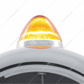 Black Guide 682-C Headlight H4 With White LED & Original Style LED Signal - Amber Lens