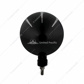 Black "Billet" Style Groove Headlight With Visor H6024 Bulb