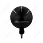 Black "Billet" Style Groove Headlight With Visor 5 LED Bulb - Blackout