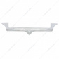 Chrome Hood Emblem Trim With 24 LED GloLight Bar For Kenworth - Amber LED/Clear Lens