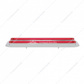 Dual 24 LED Dual Function 12" GloLight Bar With Bezel - Red LED/Red Lens