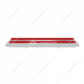 Dual 24 LED Dual Function 12" GloLight Bar With Bezel - Red LED/Red Lens