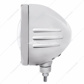 Stainless Steel Bullet Embossed Stripe Headlight 11 LED Bulb & Dual Mode LED Signal