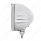 Stainless Steel Bullet Embossed Stripe Headlight 6014 & Dual Mode LED Signal
