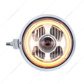 SS Guide 682-C Style Headlight Assembly W/LED Headlight & Dual Color Position Light - L/H (Horizontal Mount)