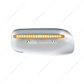 19 LED Rear Headlight Housing Cover For 2008-2023 Peterbilt 389 (Driver)-Amber LED/Lens