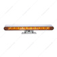 Chrome 10 LED Light Bar With 180 Degree Swivel Base - Dual Function