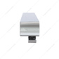 Chrome 10 LED Light Bar With 180 Degree Swivel Base - Dual Function Amber LED/Clear Lens