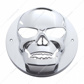 Chrome Plastic Skull Bezel For 2-1/2" Light Grommet
