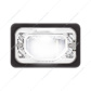 ULTRALIT - Heated 4" X 6" LED Headlight With Glass Lens & Aluminum Housing - Low Beam - Chrome