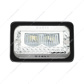 ULTRALIT - Heated 4" X 6" LED Headlight With Glass Lens & Aluminum Housing - High Beam - Chrome