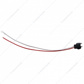 2 Wire Pigtail With 2 Prong Straight Plug - 12" Lead (Bulk)