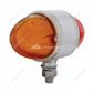 18 LED Dual Function GloLight Double Face Light - Amber & Red LED/Amber & Red Lens