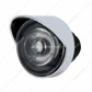 Stainless Front Air Cleaner Bracket With Twenty 2X 3 LED 3/4" Mini Lights & Visors For Peterbilt