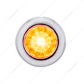 4 LED Dual Function 3/4" Mini Watermelon Light (Clearance/Marker) - Amber LED/Clear Lens