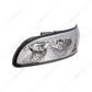 Chrome LED Headlight With Color Changing Position Light Bar For Peterbilt 386 (2005-2015) & 387 (1999-2010) -