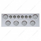Stainless Rear Center Panel With Six 10 LED 4" Lights & Six 9 LED 2" Lights