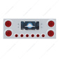 SS Rear Center Panel With Four 7 LED 4" Light & Six 7 LED 2" Light & Bezels - Competition Series