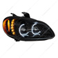 Black LED Projection Headlight Assembly For 2003-2024 Freightliner M2- Passenger
