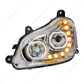 Chrome 10 LED Headlight for 2013-2021 Kenworth T680 - Driver Side