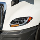 Black LED Headlight For 2018-2024 International LT Truck - Driver side