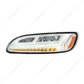 Chrome 6 LED Headlight For Peterbilt 386 (2005-2015) & 387 (1999-2010)- Driver