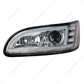 Projection Headlight With LED Sequential Turn & DRL For 2005-2015 Peterbilt 386