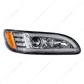 Chrome Projection Headlight With LED Sequential Turn & DRL For 2005-2015 Peterbilt 386- Passenger